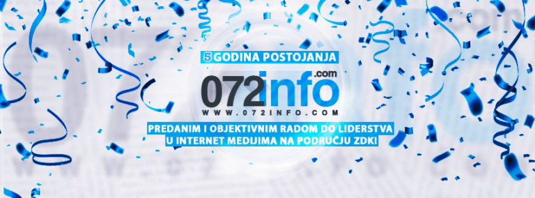 PET GODINA 072INFO: Predanim i objektivnim radom do liderstva u internet medijima u ZDK!