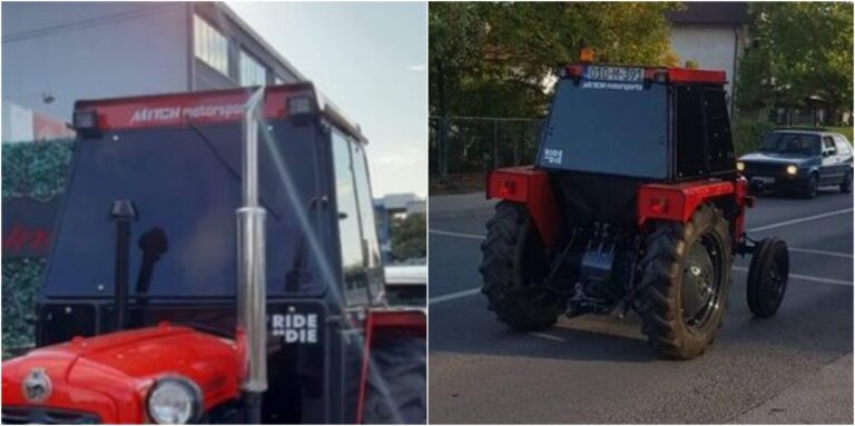 I ovo je BiH: Zatamnio stakla na traktoru u Brčkom (FOTO)