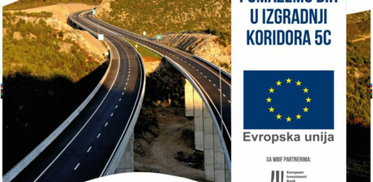 Podrška Europske unije u izgradnji Koridora 5c veća od 300 miliona KM