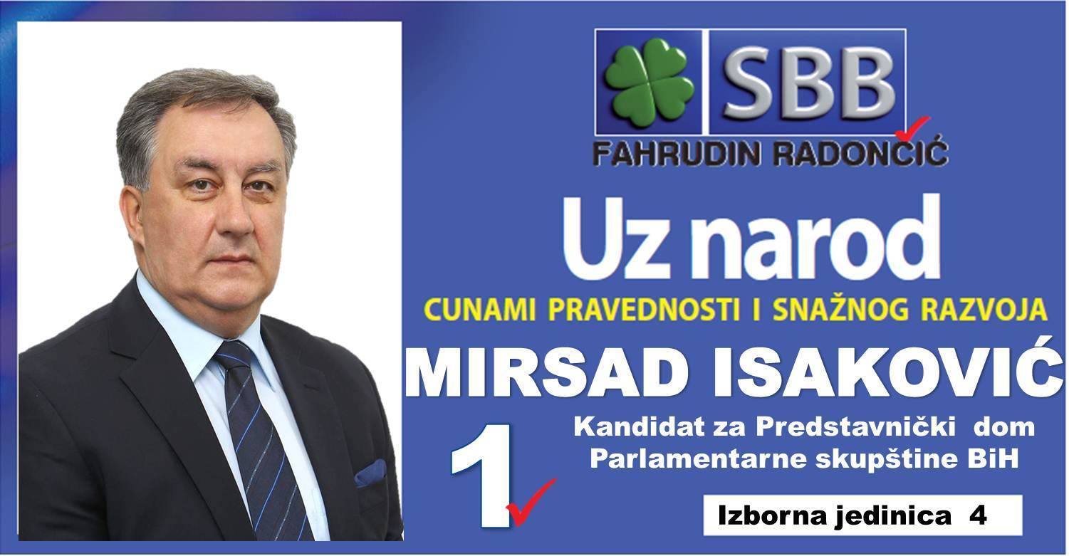 MIRSAD ISAKOVIĆ: Punu odgovornost za trenutnu poziciju države trebaju snositi oni koji su krivi za to!