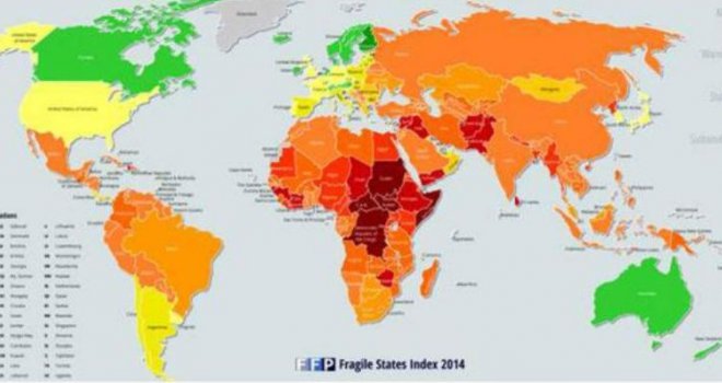 BiH na 86. mjestu po stabilnosti