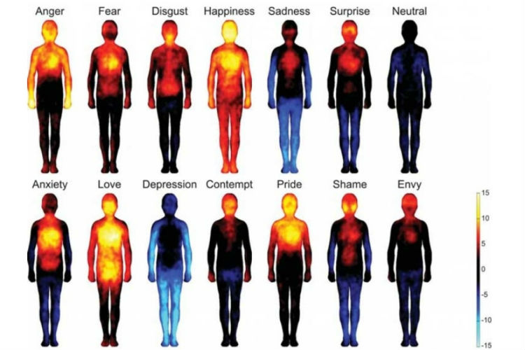 Mapa osjećanja: Evo gdje osećate sreću, gdje bijes, a gdje prezir