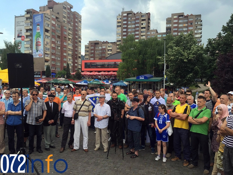 Zeničani protestovali zbog hapšenja Nasera Orića