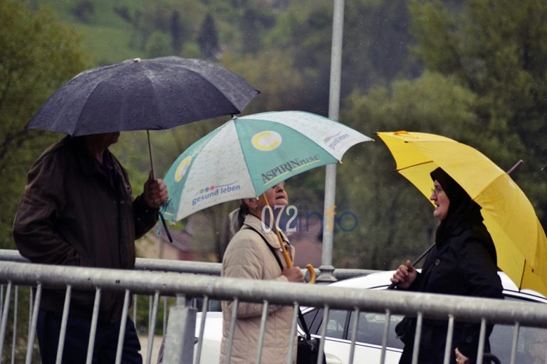 Danas u BiH oblačno vrijeme s kišom i lokalnim pljuskovima