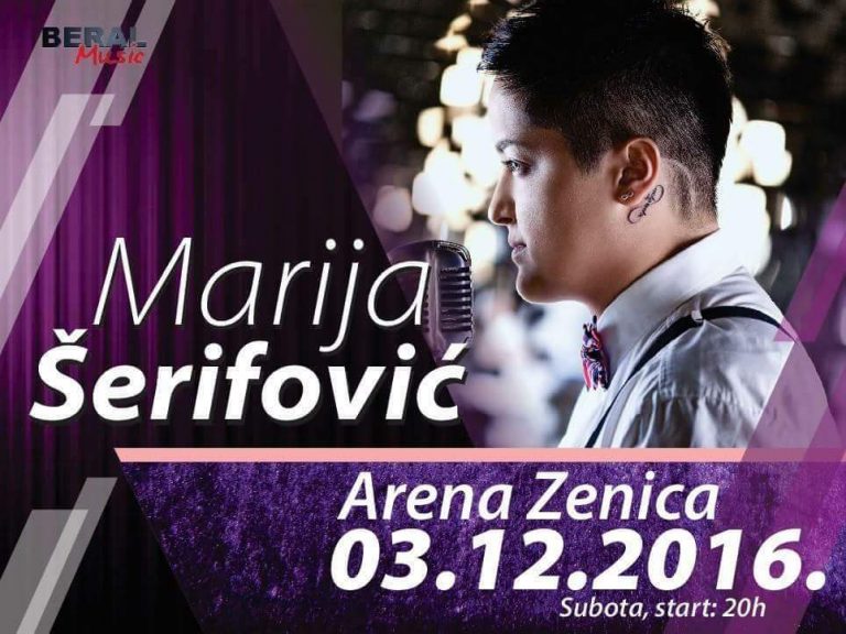 Počinje prodaja ulaznica za koncert Marije Šerifović u Zenici!