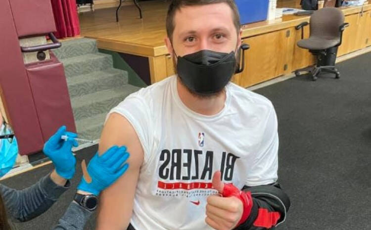 Jusuf Nurkić primio vakcinu, ne mogu živjeti u strahu