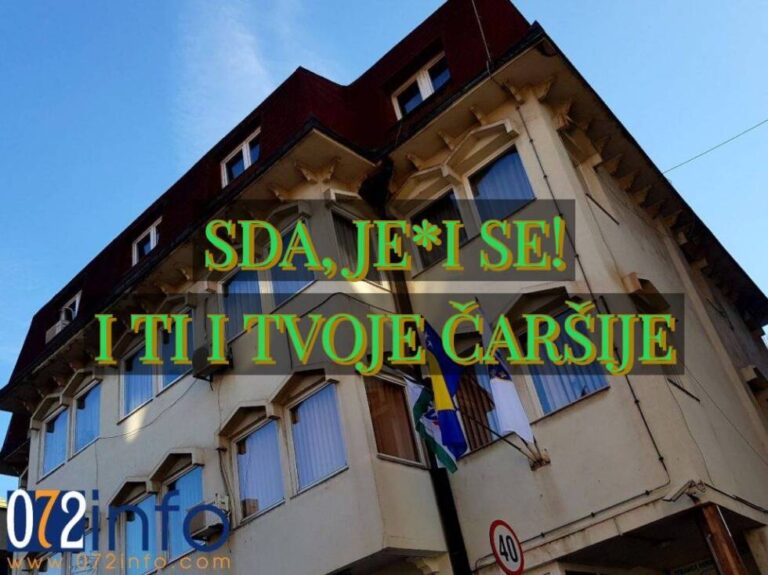 072INFO: SDA, je*i se, i ti i tvoje “čaršije”!