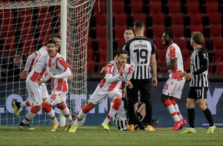 Crvena zvezda u velikom beogradskom derbiju pobijedila Partizan