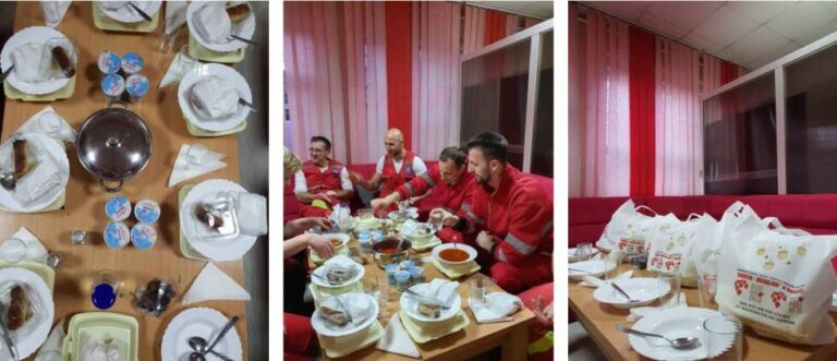 Organizovan iftar za osoblje Službe hitne medicinske pomoći Zenica