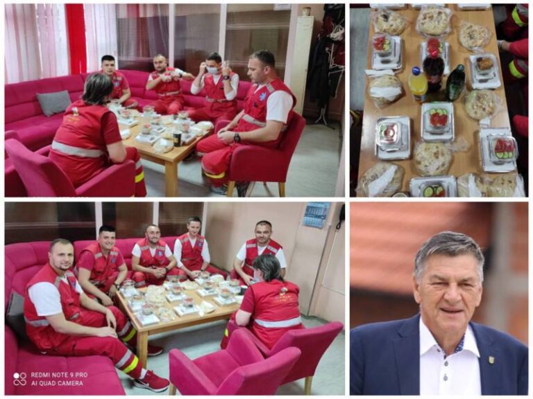 Kasumović, simbolično za 27. noć, iftarima obradovao smjenu Hitne pomoći Zenica