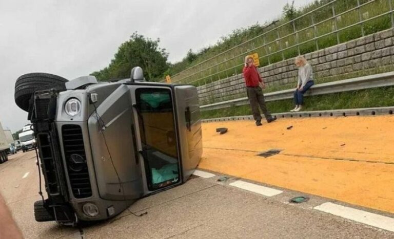 Zvijezda Arsenala imala saobraćajnu nesreću, prevrnuo se sa skupocjenim “mercedesom”