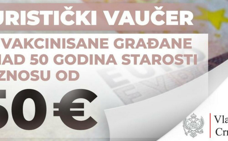 Za vakcinisane starije od 50 godina turistički vaučer od 50 eura