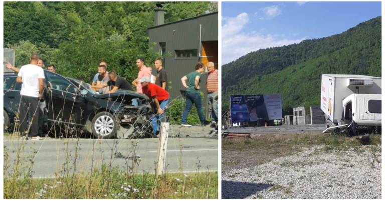 Dvije osobe povrijeđene u sudaru kod Golubinje