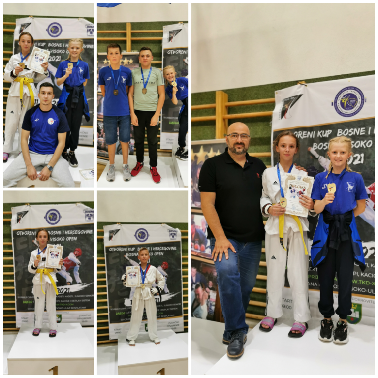 Odličan nastup Taekwondo kluba Zenica na međunarodnom turniru Bosna Open Visoko