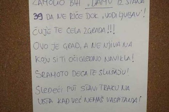 ZAMOLIO BIH ‘DAMU’ IZ STANA 39 DA NE RIČE DOK VODI LJUBAV, OVO TI NIJE NJIVA: Komšija načisto pobijesnio