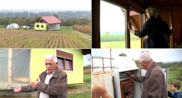 Udovoljio željama svoje supruge: Vojin Kusić napravio kuću koja se rotira