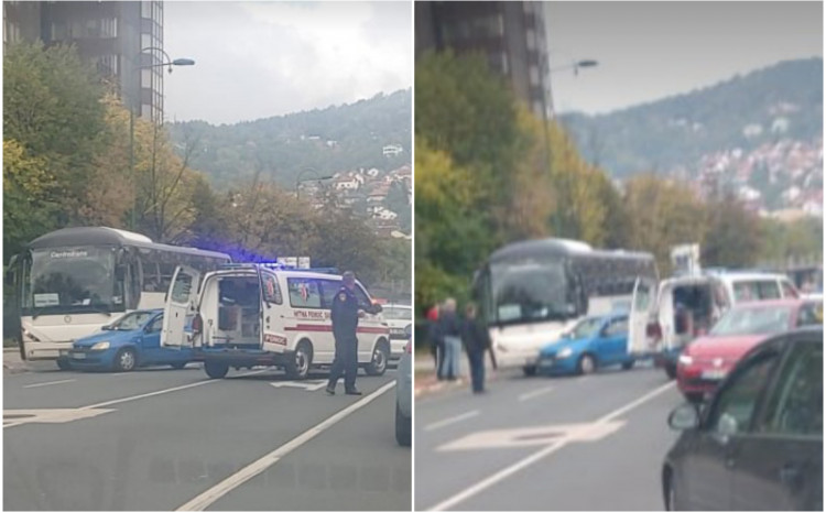 BiH: Sudarili se autobus, automobil i biciklista