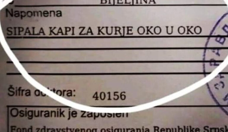 SLUČAJ U BIH: Oporavlja se žena koja je u oko sipala kapi za kurje oko