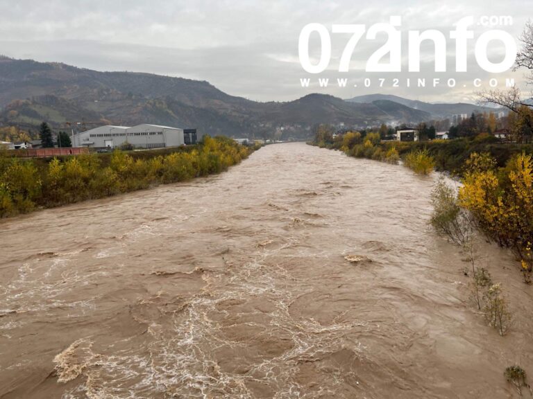 Izvještaj o stanju vodostaja rijeke Bosne u Zenici, Olovu, Kaknju…