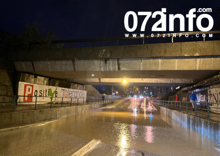 ZENICA: Poplavljen podvožnjak u Blatuši, rijeka Bosna se izlila na Ušću (FOTO)