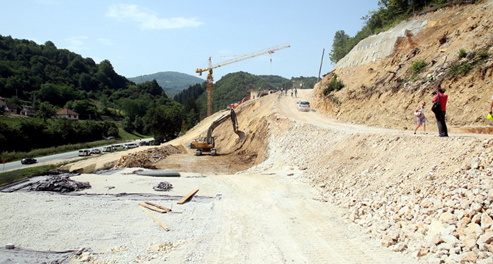 Radovi na pooddionici autoceste na Koridoru Vc Tarcin Ivan u punom jeku 2