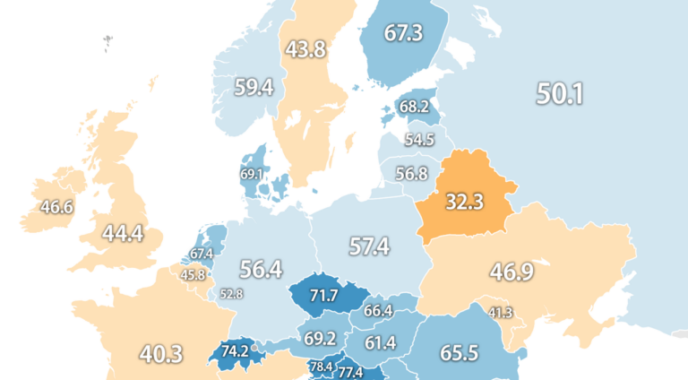 Mapa prikazuje koliko sigurno se građani osjećaju dok šetaju noću: Evo gdje se nalazi Bosna i Hercegovina