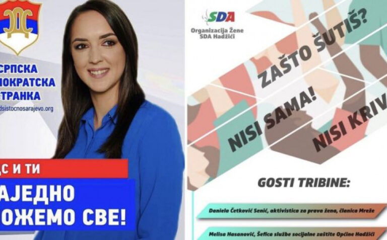 Žene SDA Hadžići na tribinu dovele nekadašnju kandidatkinju SDS-a da im održi predavanje