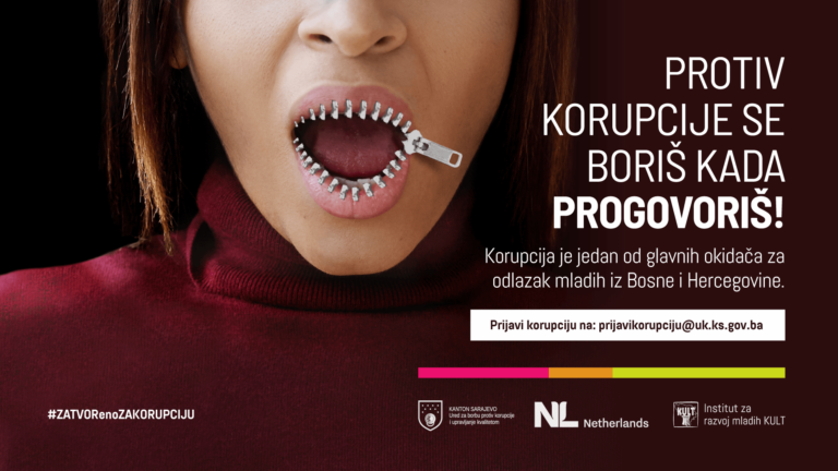 Protiv korupcije se boriš kad progovoriš!