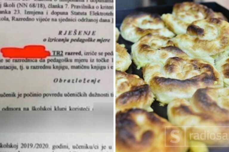 Učenik dobio ukor zbog grijanja bureka na času, ali nećete vjerovati čime je to radio