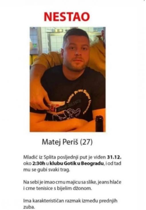 matej peris nestao