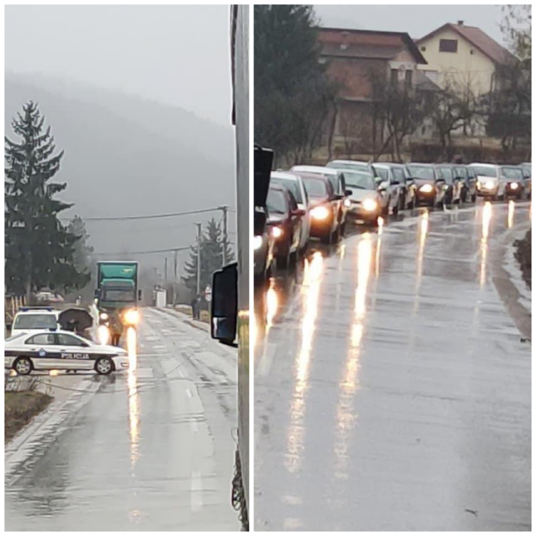 Obustavljen saobraćaj kod Žepča zbog snažnog udara vjetra 