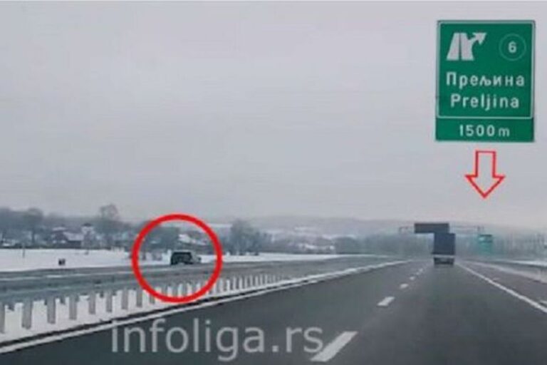 Scene sa autoputa: Vožnja velikom brzinom u konta smjeru viralna