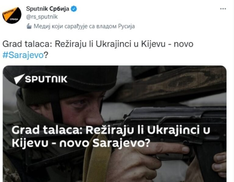 Ko će zaustaviti rusku propagandnu mašineriju: Zelenski kao i  Alija žrtvuje narod, Ukrajinci sami sebe ubijaju!?