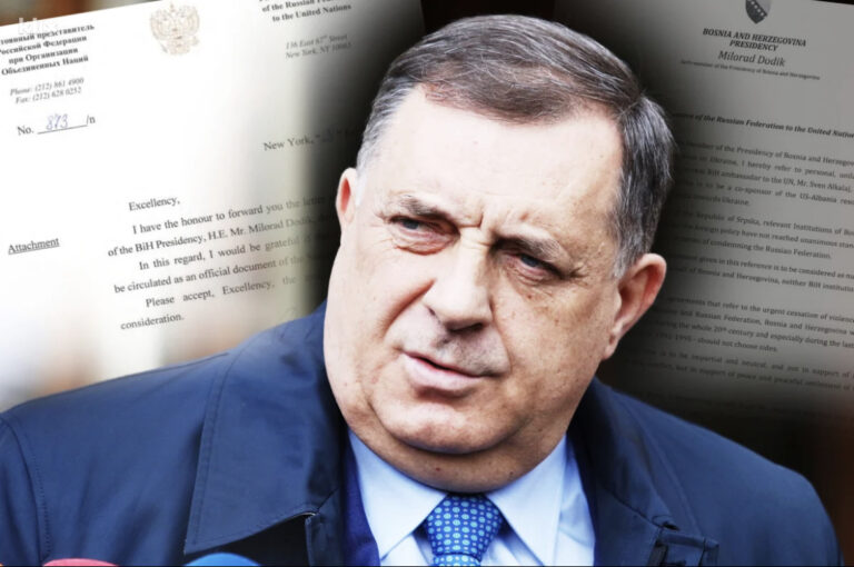 Skandalozno: Dodik preko ruske misije pisao UN-u i tvrdio da je BiH neutralna o ratu u Ukrajini