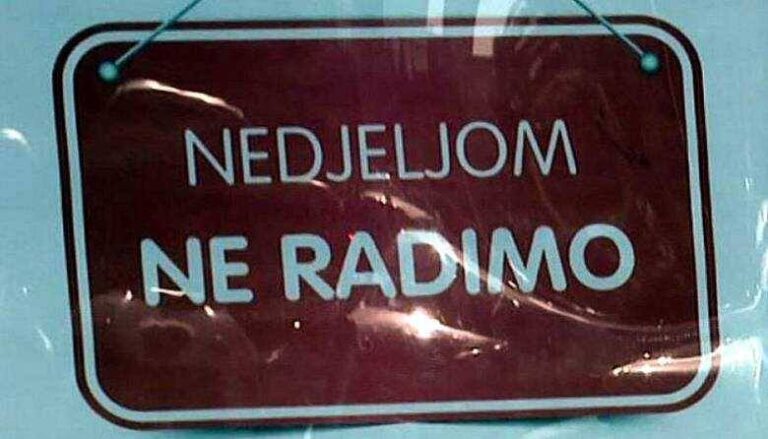 Ova bh. općina zabranila rad nedjeljom – osim određenim trgovinama