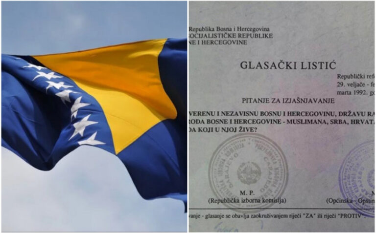 Bilo je samo jedno pitanje: Ovako je izgledao glasački listić na referendumu za nezavisnost BiH