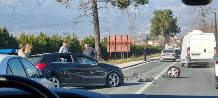 Saobraćajna nesreća na M-17, jedna osoba povrijeđena 