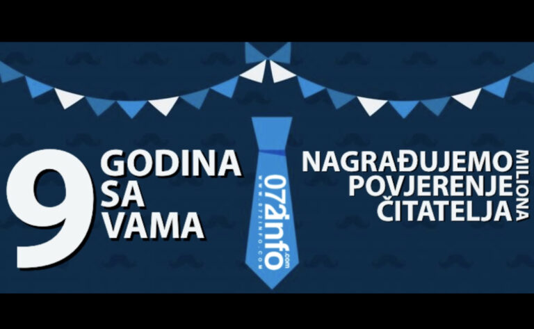 MART U ZNAKU BROJA 9: Brojne nagrade povodom rođendana 072info, nagrađujemo vaše povjerenje!