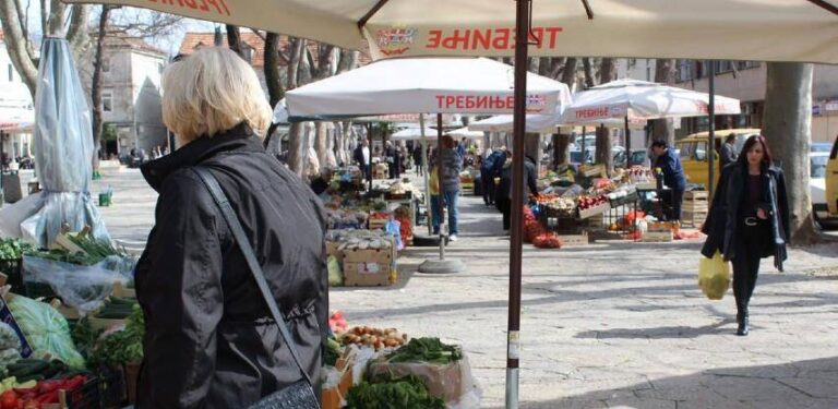 Visoke cijene smanjile broj kupaca na trebinjskim pijacama i u mesnicama