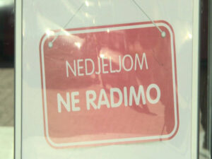 nedeljom ne radimo