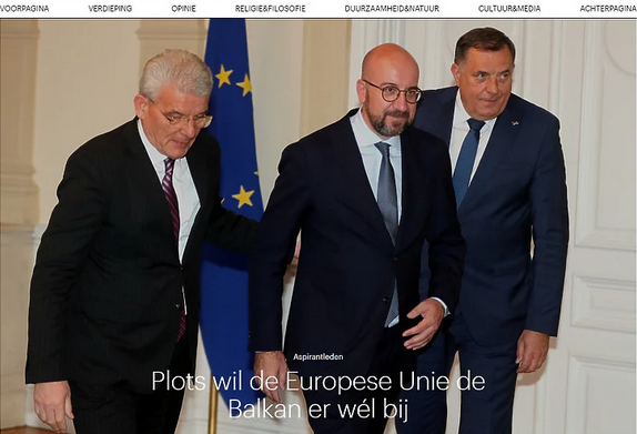 Nizozemski list kritikovao Brisel: Nije pošteno da Ukrajina dobije kandidatski status, a BiH ne