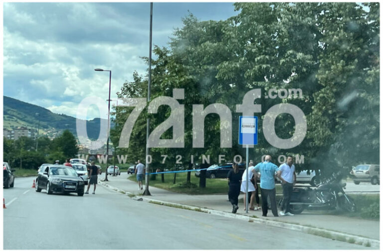 ZENICA: U sudaru Audija i motora teško povrijeđen motociklista, poznat identitet (FOTO)