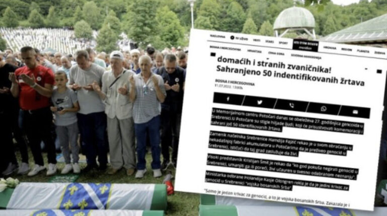 Srbijanski Kurir objavio članak o komemoraciji u Srebrenici: Za razliku od ranijih godina u tekstu genocid umjesto “zločina” 