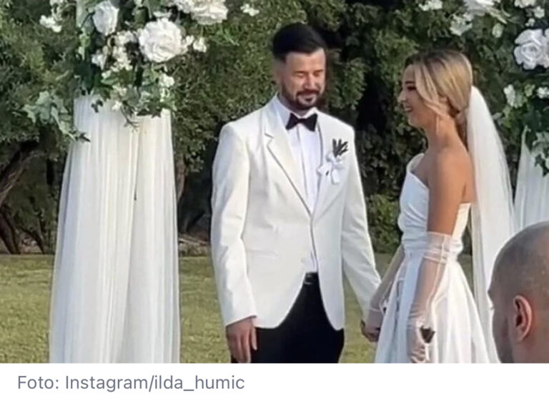 Lejla Ramović se udala za Dinu Joldića, sestra Džejla emotivnom izvedbom uljepšala svečanost