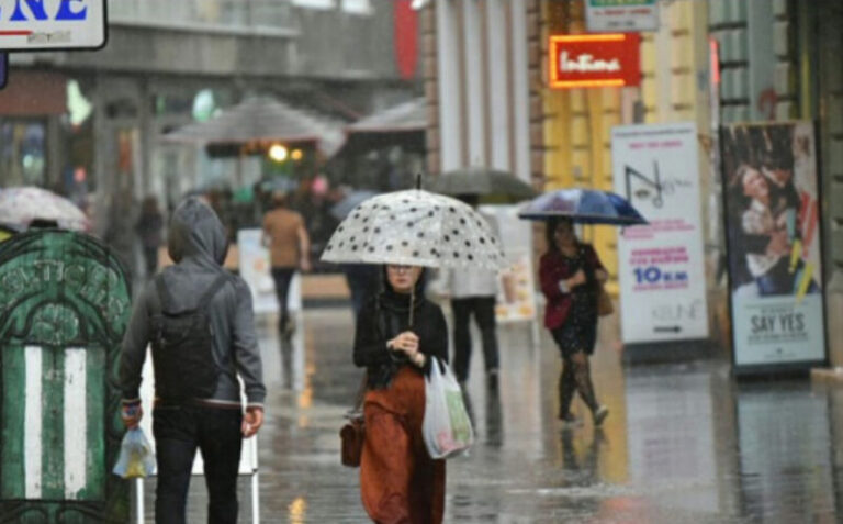 Ponesite kišobran: Tokom dana najavljeno nestabilno vrijeme sa kišom i pljuskovima