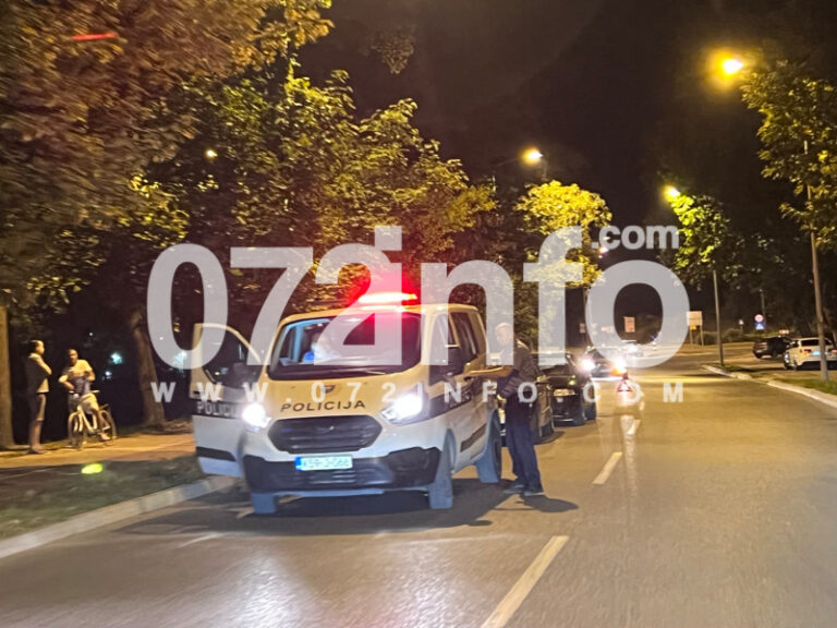 Sudar Audija i Škode na Odmutu, aktivirali se zračni jastuci, policija na licu mjesta (FOTO)