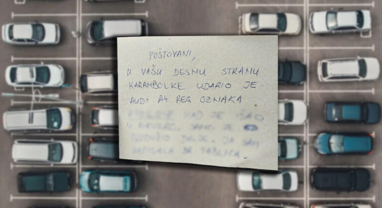 Slučaj u BiH: “Udario vas je Audi A4 i produžio dalje, zapisala sam tablice”