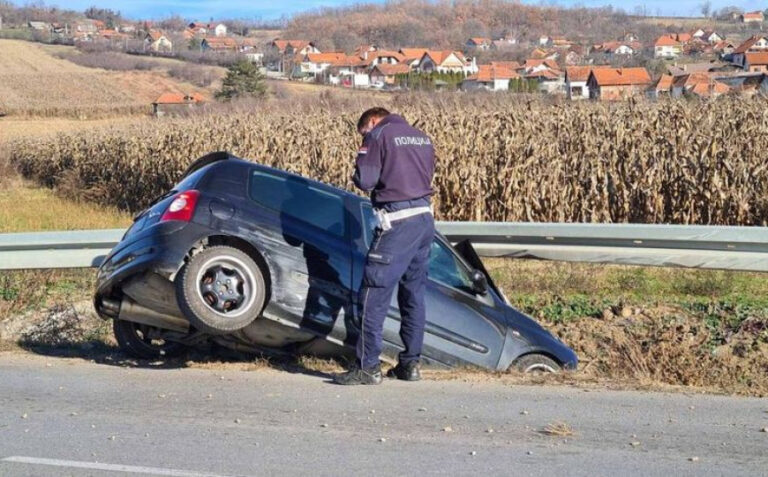 Muškarca ujela osa dok je bio za volanom: Doživio šok, sletio s puta i udario u betonski stub 