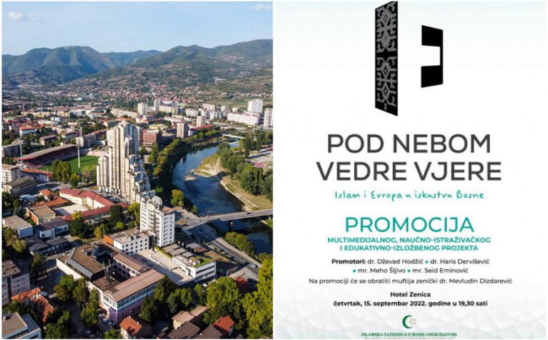 Promocija projekta “Pod nebom vedre vjere – Islam i Evropa u iskustvu Bosne” održat će se u petak 