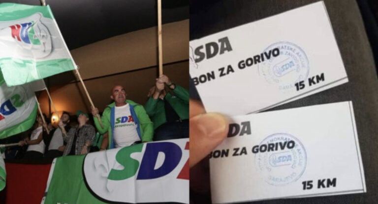 ‘Bonovi SDA stranke’ ugledali svjetlost dana: “Dobiješ gorivo i sendvič da dođeš na predizborni skup…” 